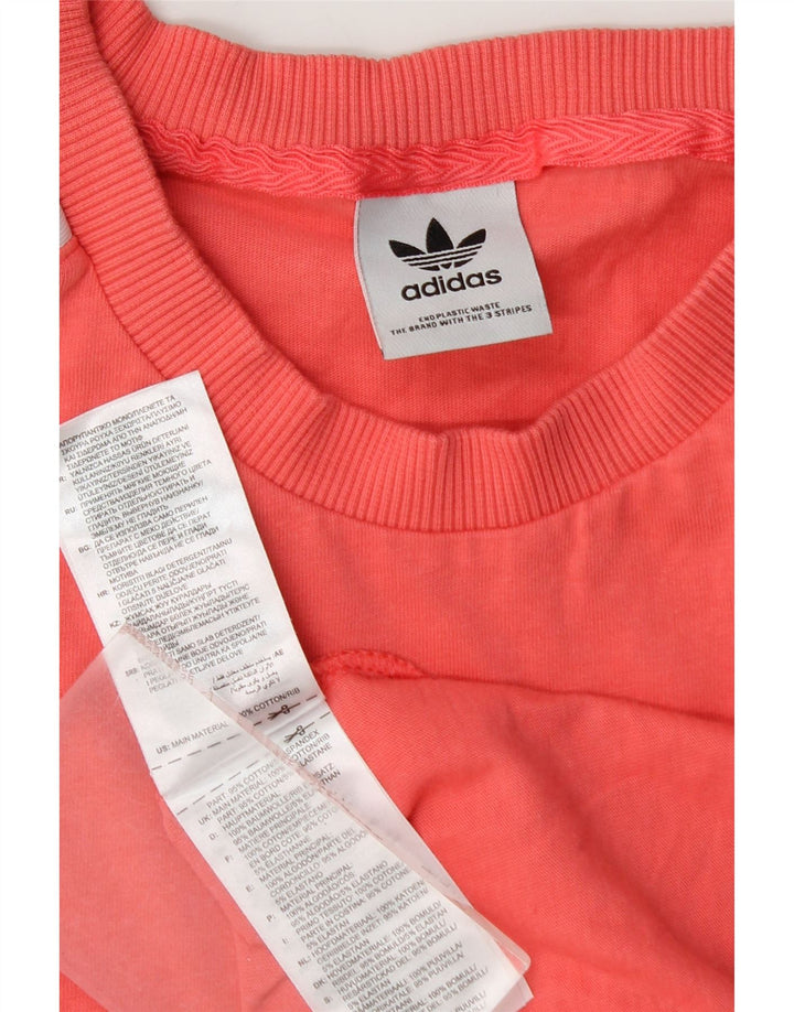 T-shirt da donna Adidas Top UK 14 cotone rosa medio