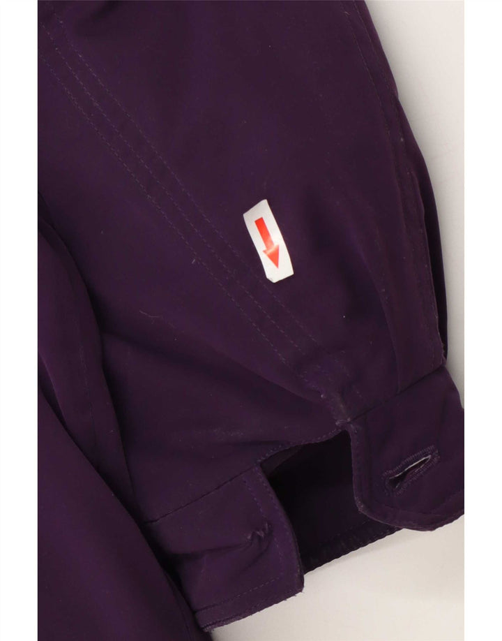 Cappotto imbottito oversize da donna vintage EU 46 XL poliestere viola
