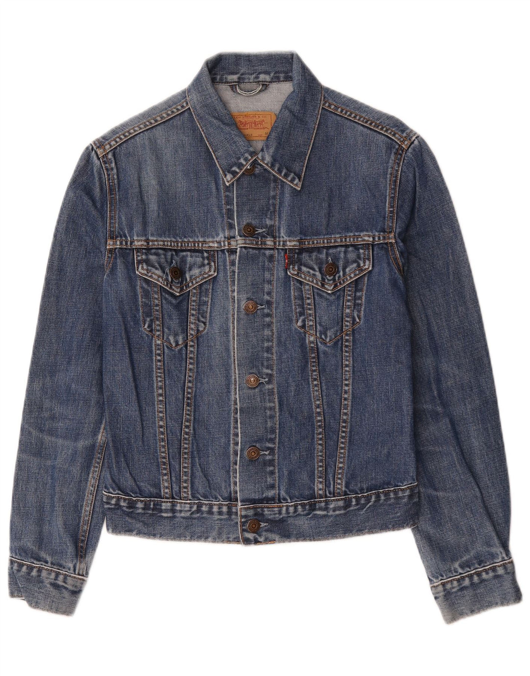 Giacca di jeans per ragazze Levi's 11-12 anni in cotone blu medio