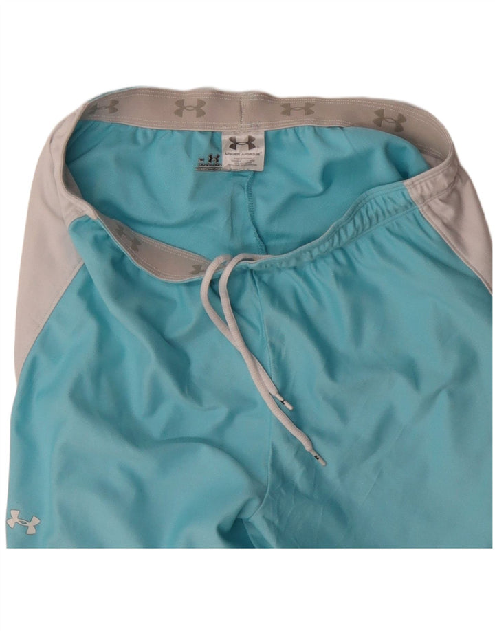 Pantaloncini sportivi da donna Under Armour UK 8 Small Blu Colourblock Poliestere