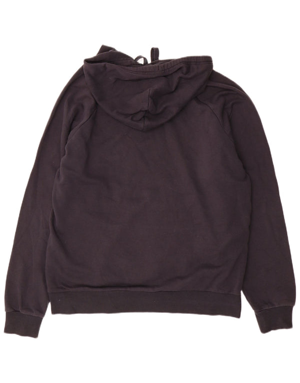 Felpa con cappuccio da uomo Under Armour grande in cotone nero