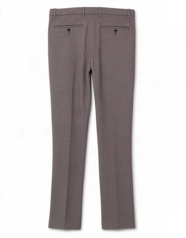 Pantaloni chino slim da uomo Tommy Hilfiger W32 L32 poliestere blu navy