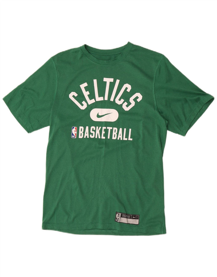 Nike Celtics - Maglietta grafica da uomo, piccola, in poliestere verde