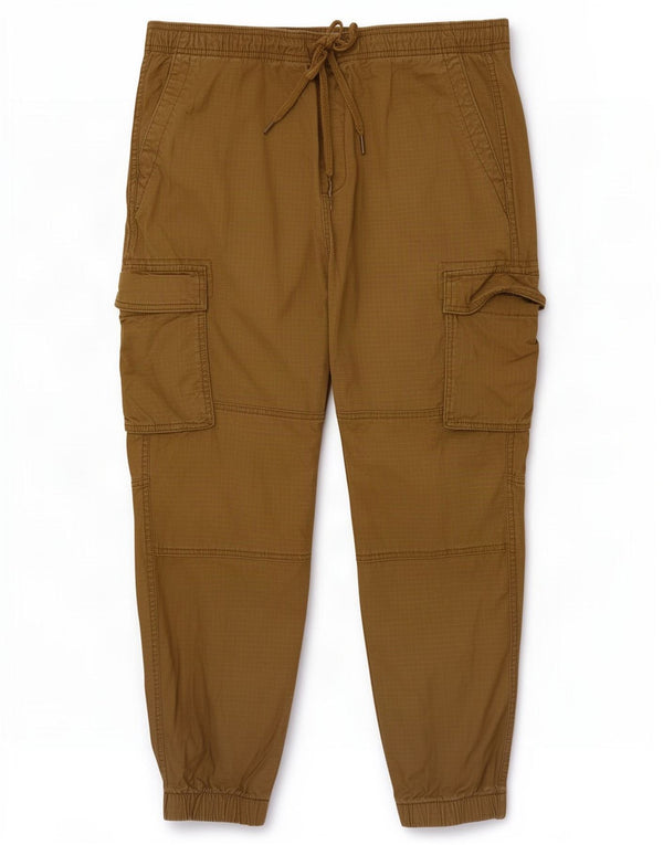 Pantaloni cargo da uomo Gap Joggers grandi W34 L28 cotone a quadri kaki