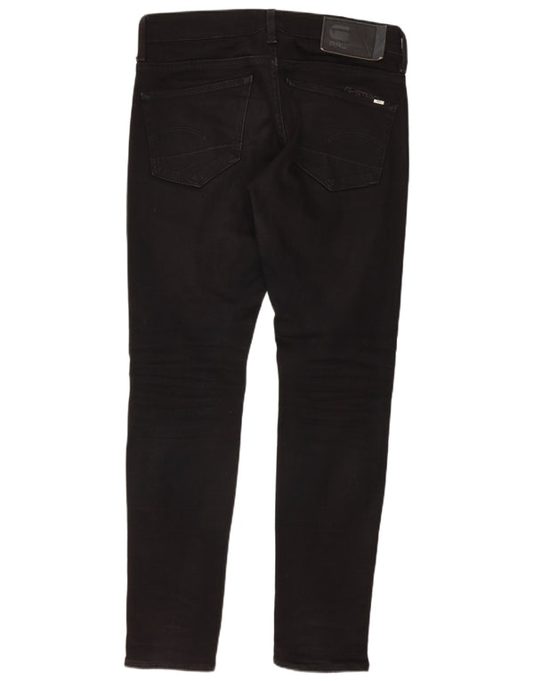 Jeans skinny da uomo G-Star 3301 W28 L30 cotone nero