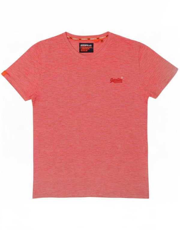 T-shirt da uomo Superdry Top rosso medio chiazzato