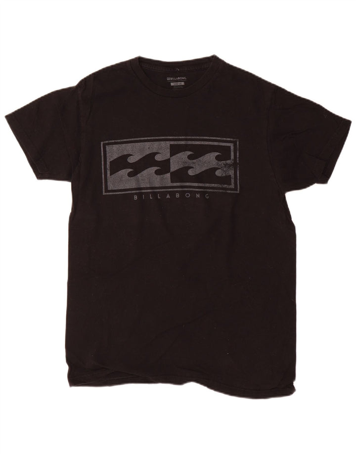 Maglietta grafica da uomo Billabong Top piccola in cotone nero