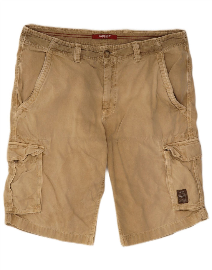 Pantaloncini cargo Carrera da uomo 618 W36 grandi in cotone beige