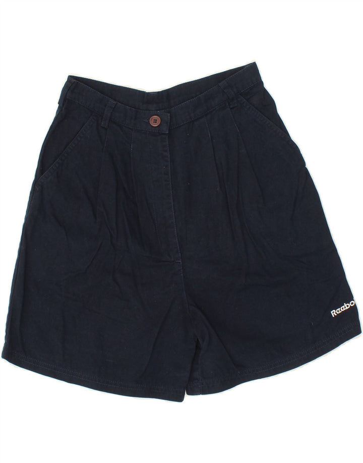 REEBOK Womens Chino Shorts UK 12 Medium W26 Navy Blue Cotton Vintage Reebok and Second-Hand Reebok from Messina Hembry 