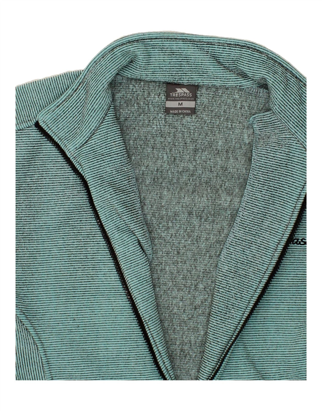 TRESPASS Womens Tracksuit Top Jacket UK 14 Medium Green Striped Vintage Trespass and Second-Hand Trespass from Messina Hembry 