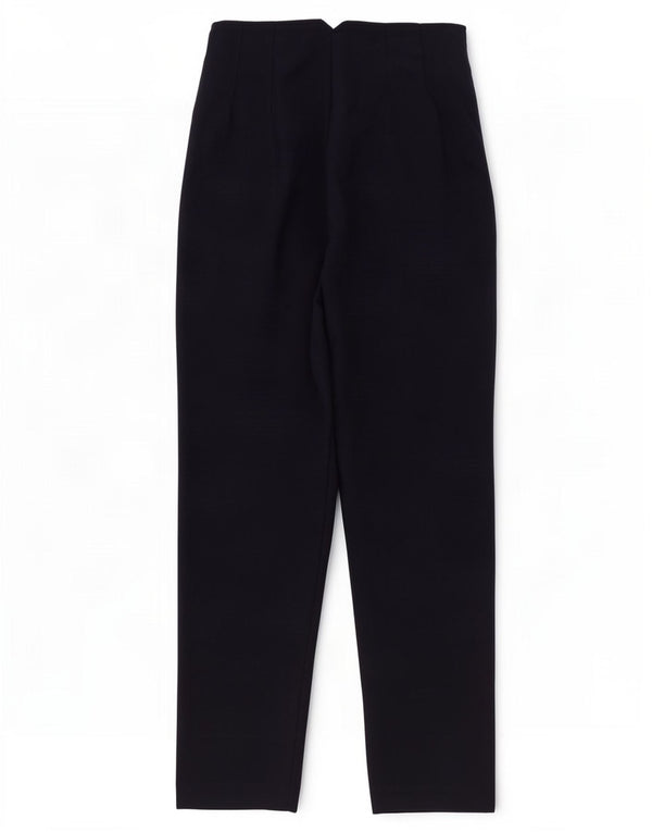 Pantaloni casual affusolati a vita alta da donna Zara XS W24 L27 Blu navy