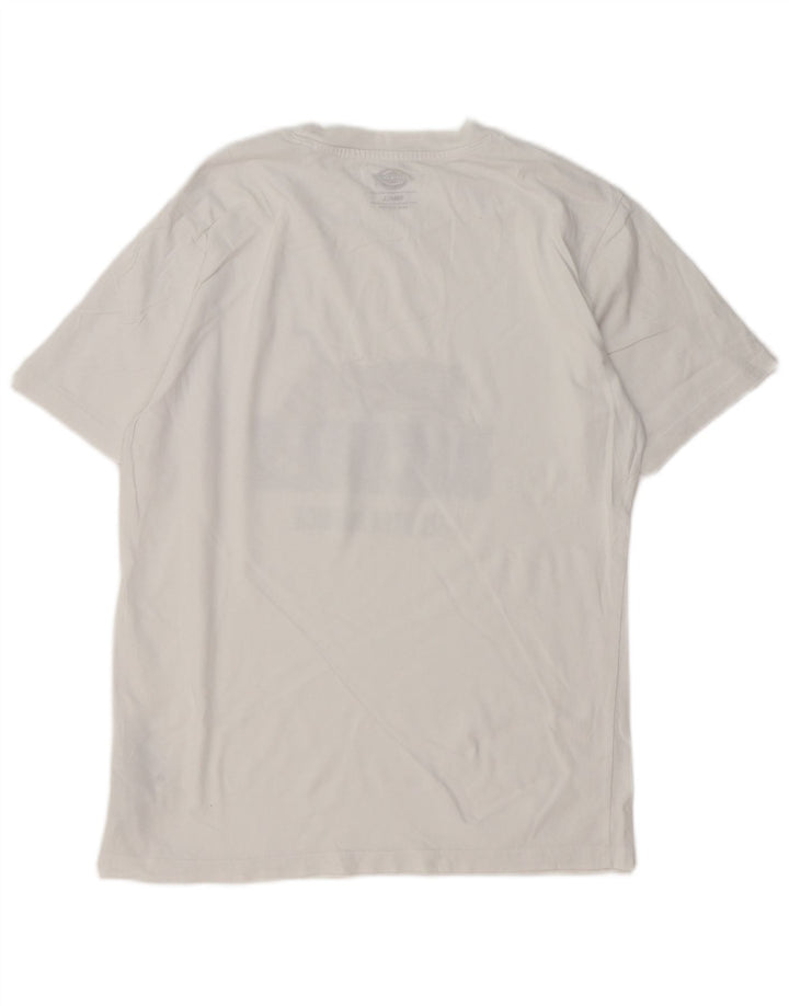 DICKIES T-shirt grafica da uomo Top piccola in cotone bianco