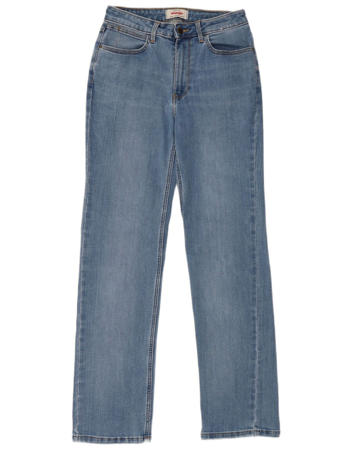 Jeans dritti da donna Wrangler W27 L32 cotone blu