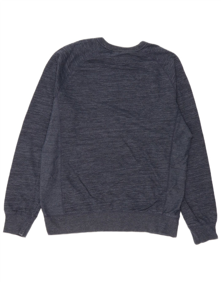 Felpa da uomo Champion Felpa media in cotone screziato blu navy