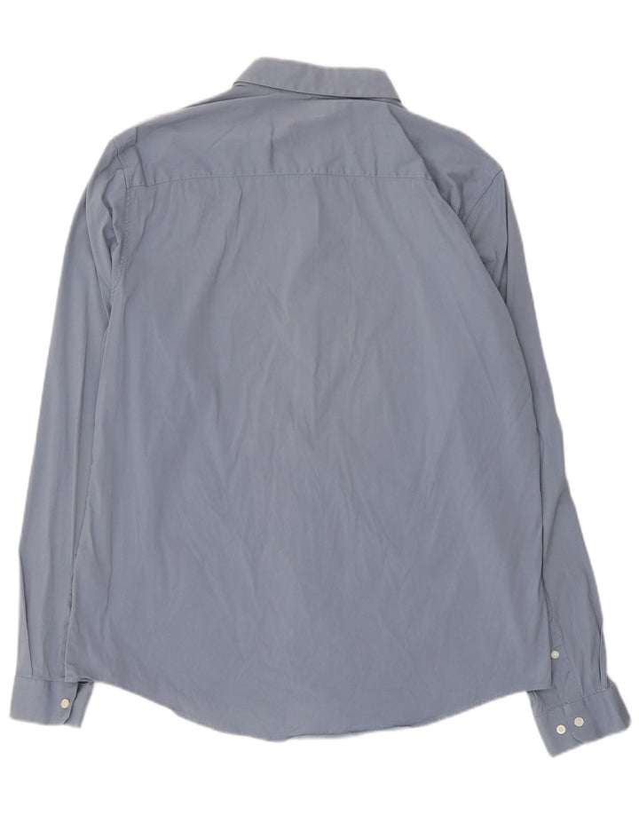 Camicia da uomo Cos taglia 42 grande cotone blu