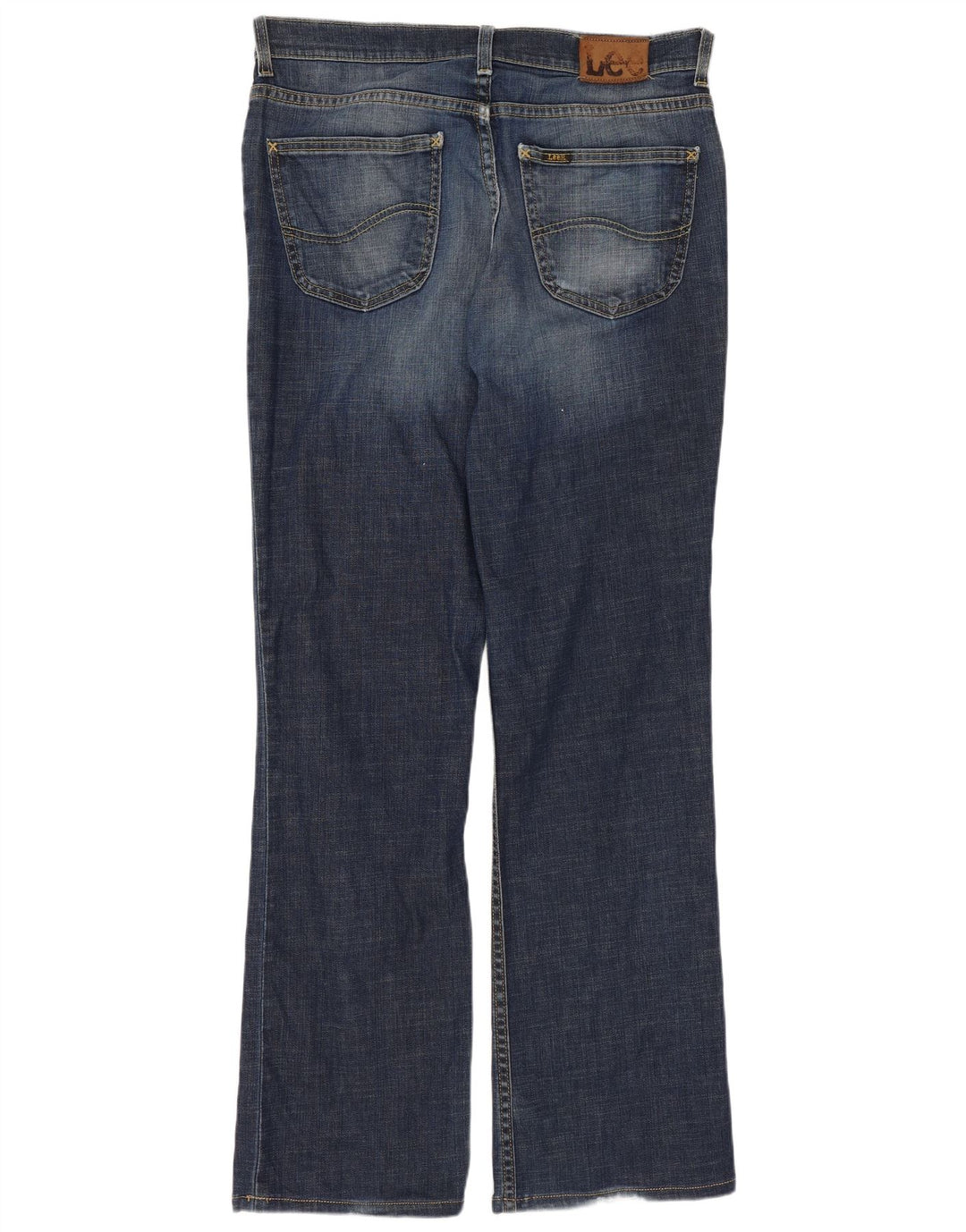 Jeans dritti da uomo REED LEE W34 L31 in cotone blu navy