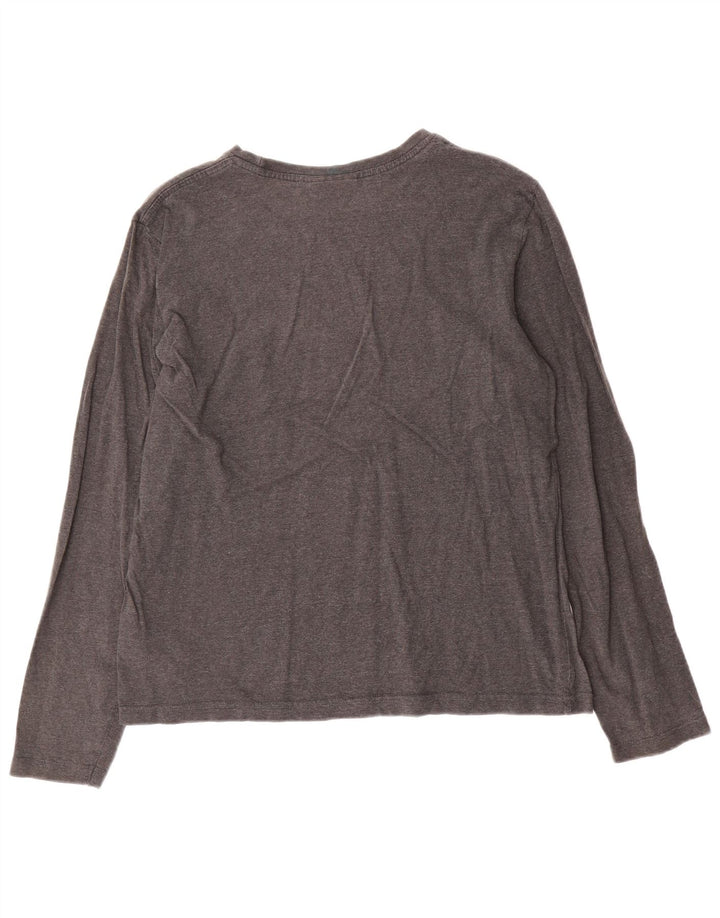 LOTTO Top da donna a maniche lunghe UK 14 Large in cotone grigio