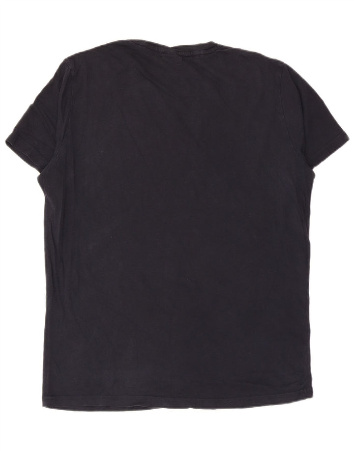 T-shirt grafica da uomo Champion Top Small Blu Navy