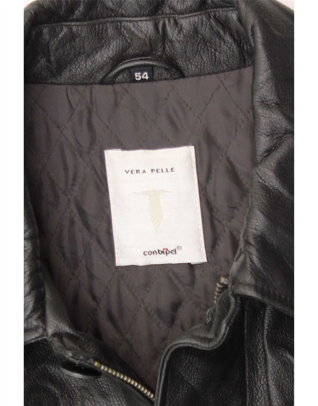 Giacca In Pelle Uomo Conbipel IT 54 XL Nera