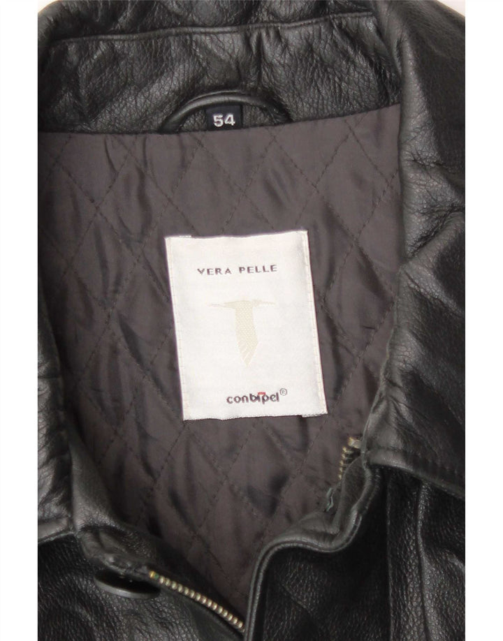 Giacca In Pelle Uomo Conbipel IT 54 XL Nera