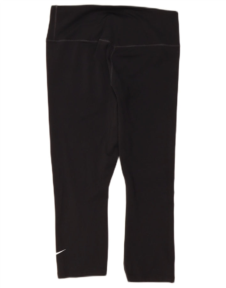 Leggings Nike Dri Fit Capri da donna UK 12 medio nero