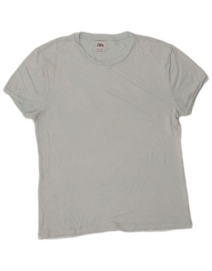 T-shirt Zara da uomo grande grande blu