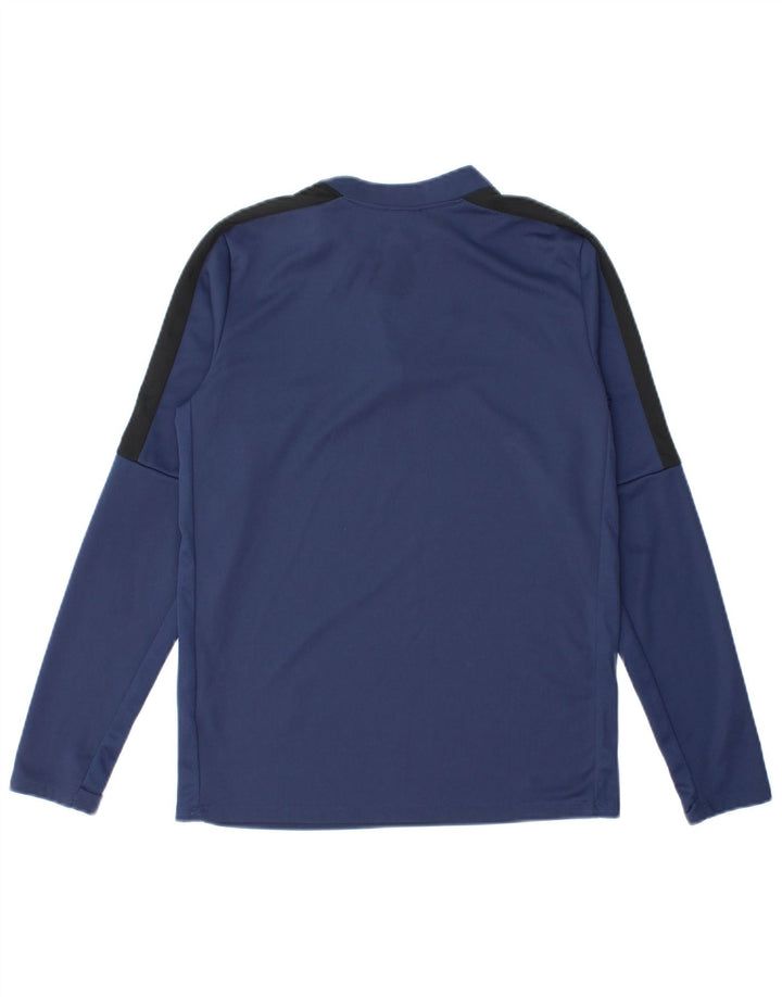 Top della tuta pullover Nike da ragazzo Dri Fit 12-13 anni Large Blu Navy
