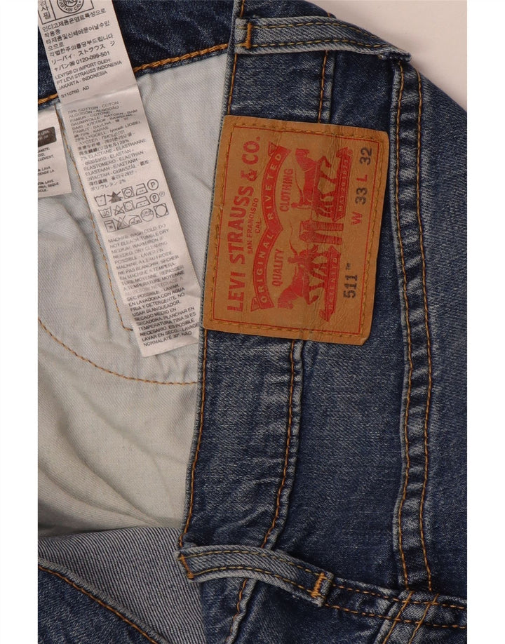 Jeans Levi's Uomo 511 Slim W33 L32 Blu