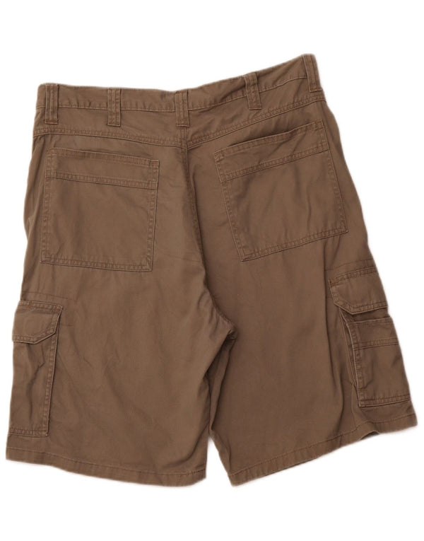 Pantaloncini cargo da uomo WRANGLER W34 grandi in cotone marrone