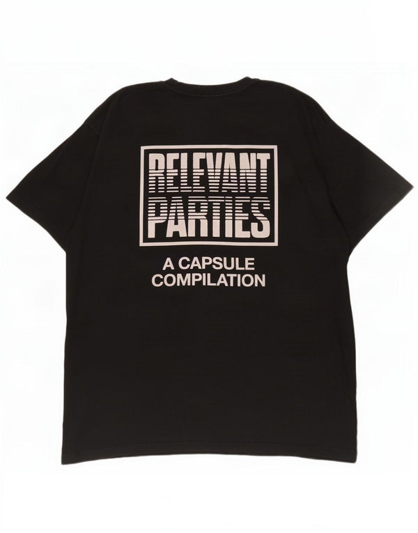 T-shirt grafica da uomo Carhartt Top XL in cotone nero
