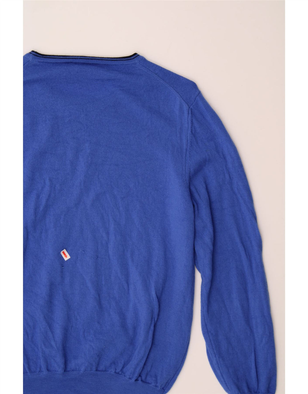 FAY Womens Boat Neck Jumper Sweater UK 14 Medium Blue Merino Wool Vintage Fay and Second-Hand Fay from Messina Hembry 