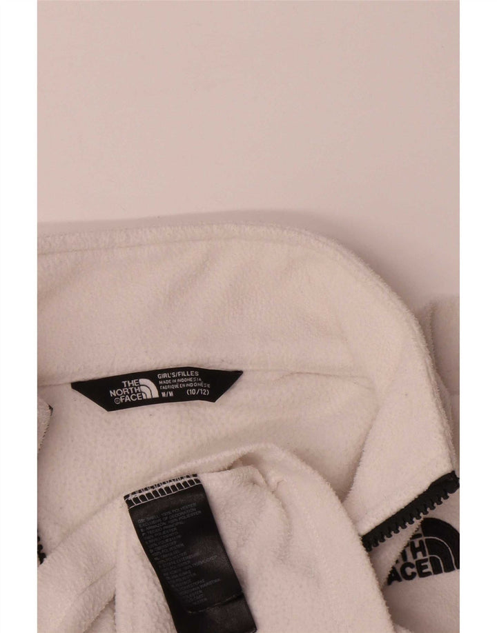 Giacca in pile per ragazze The North Face 9-10 anni poliestere bianco medio