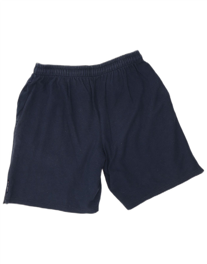 Pantaloncini sportivi grafici da uomo Champion cotone medio blu navy