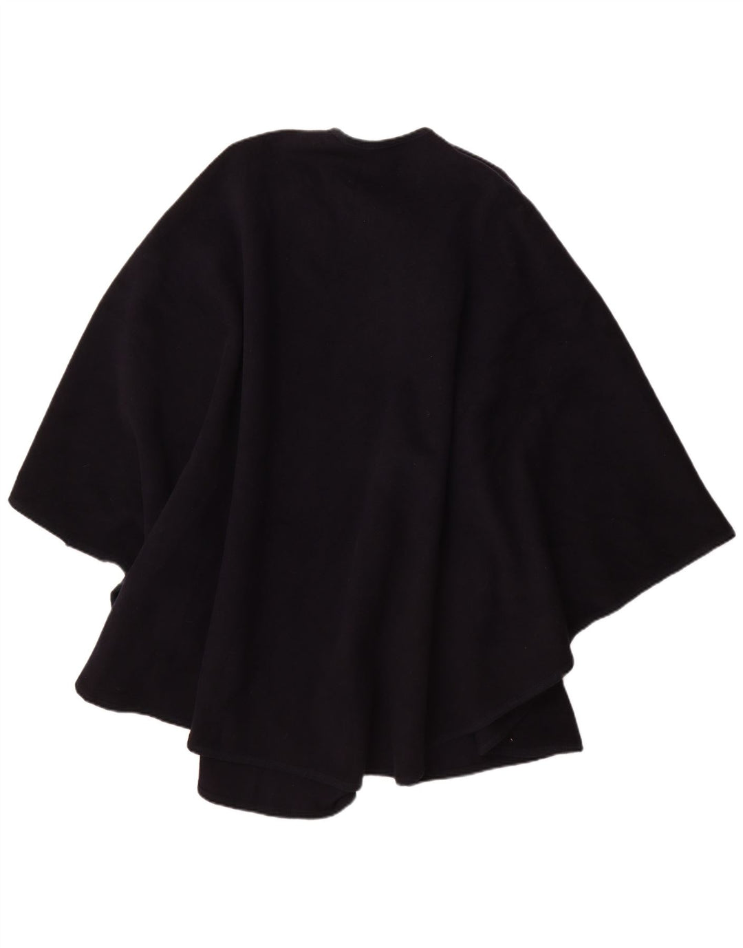 Cappotto poncho vintage da donna, taglia unica, blu navy