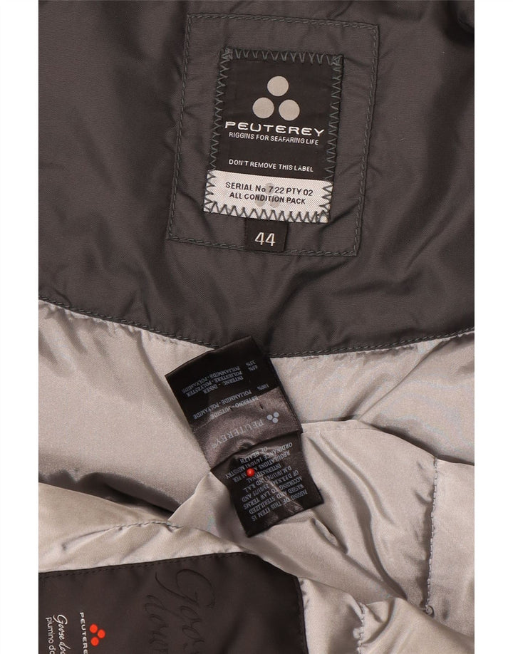 Giacca Parka imbottita con cappuccio da donna PEUTEREY IT 44 Poliammide grigio medio