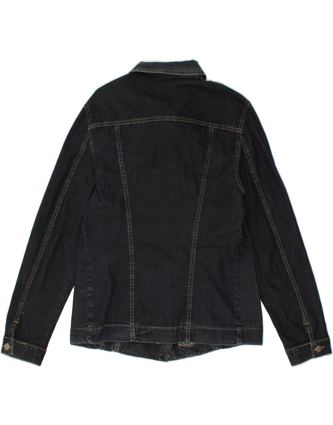 ANGELS Girls Denim Jacket 13-14 Years XL Black Cotton Vintage Angels and Second-Hand Angels from Messina Hembry 