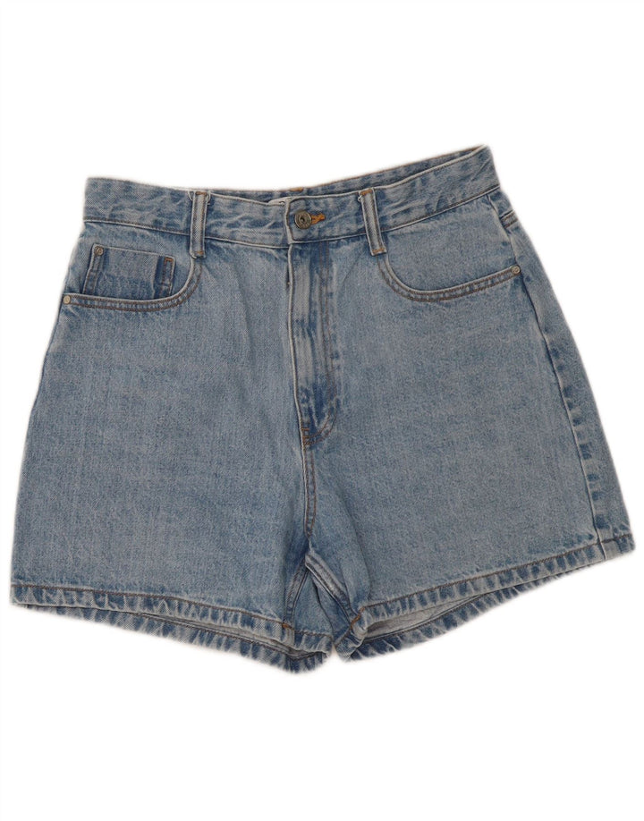 Pantaloncini di jeans a vita alta da donna Zara EU 40 medi W30 blu