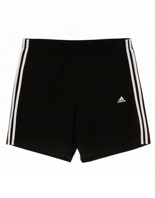 Pantaloncini sportivi Adidas Climalite da uomo grandi in poliestere nero