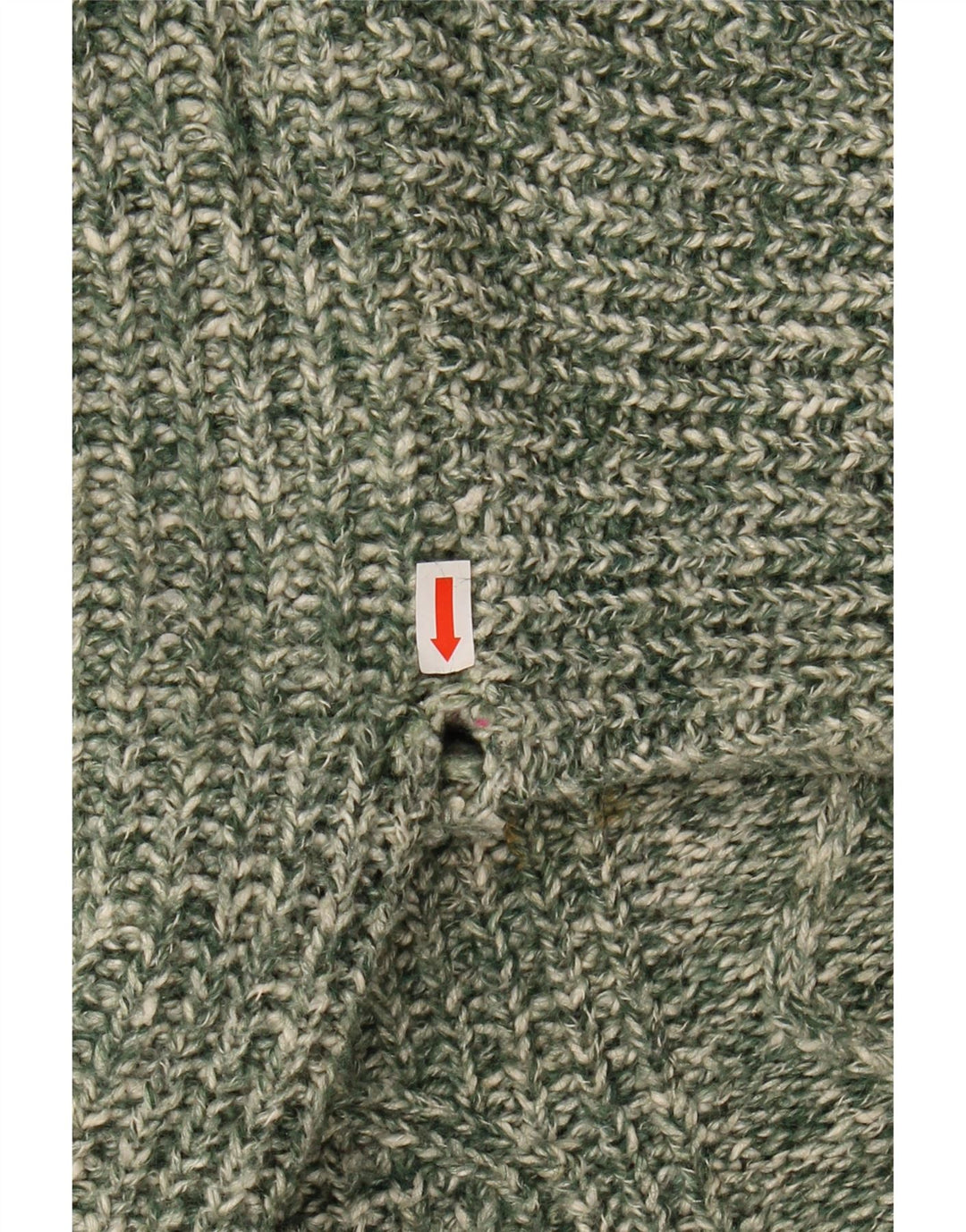 FAT FACE Womens Turtle Neck Jumper Sweater UK 10 Small Green Flecked