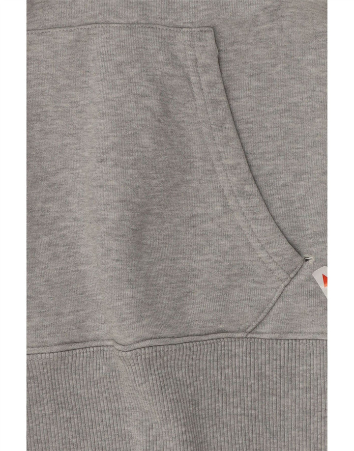 Maglione con cappuccio da uomo Tommy Hilfiger in cotone grigio medio