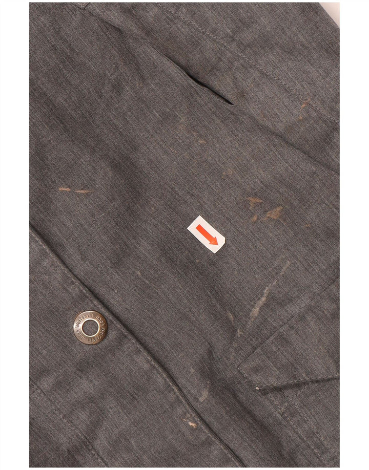 JACK WOLFSKIN Giacca parka da donna con cappuccio UK 10 Small Grigio Poliestere