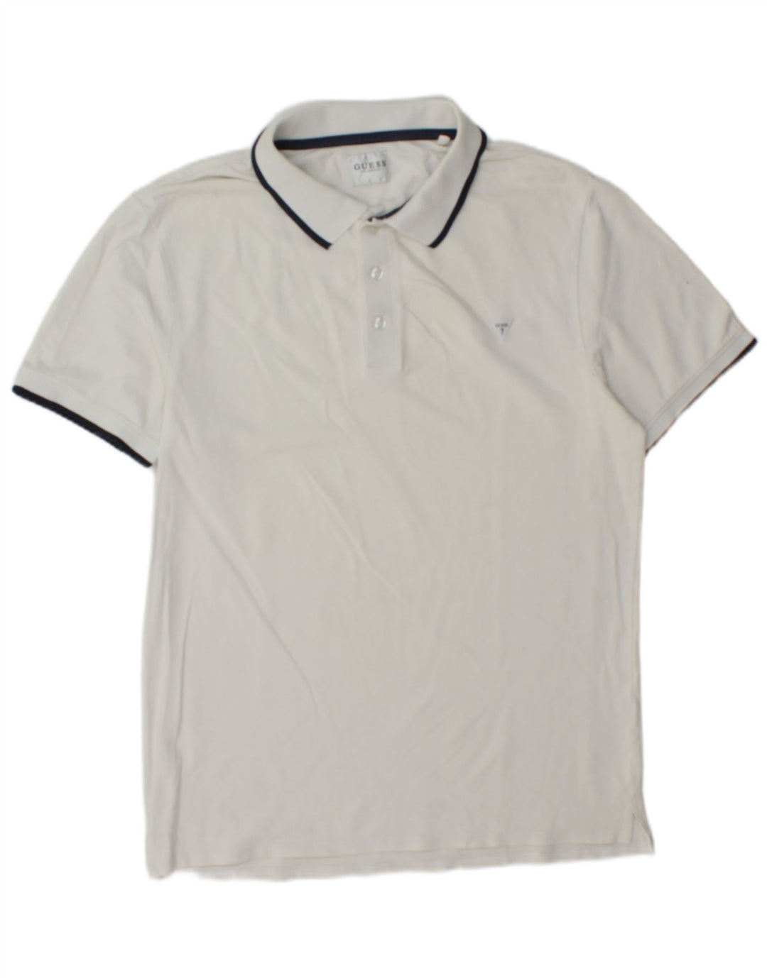 Polo da uomo Guess grande bianca