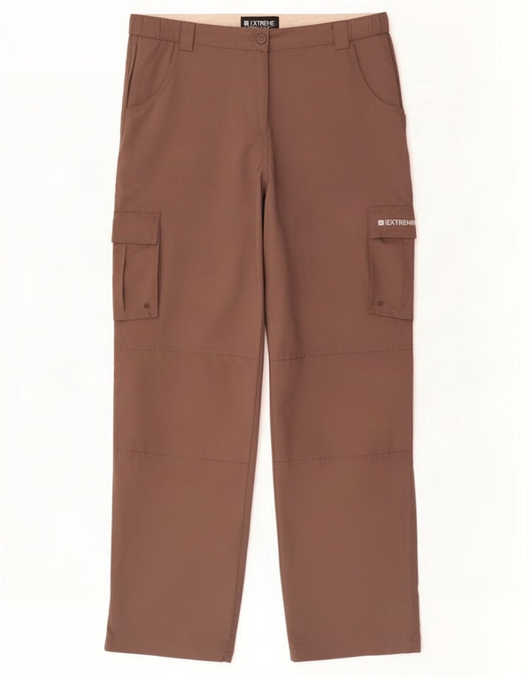 Pantaloni cargo estremi da donna Mountain Warehouse UK 16 Large W34 L32 Marrone