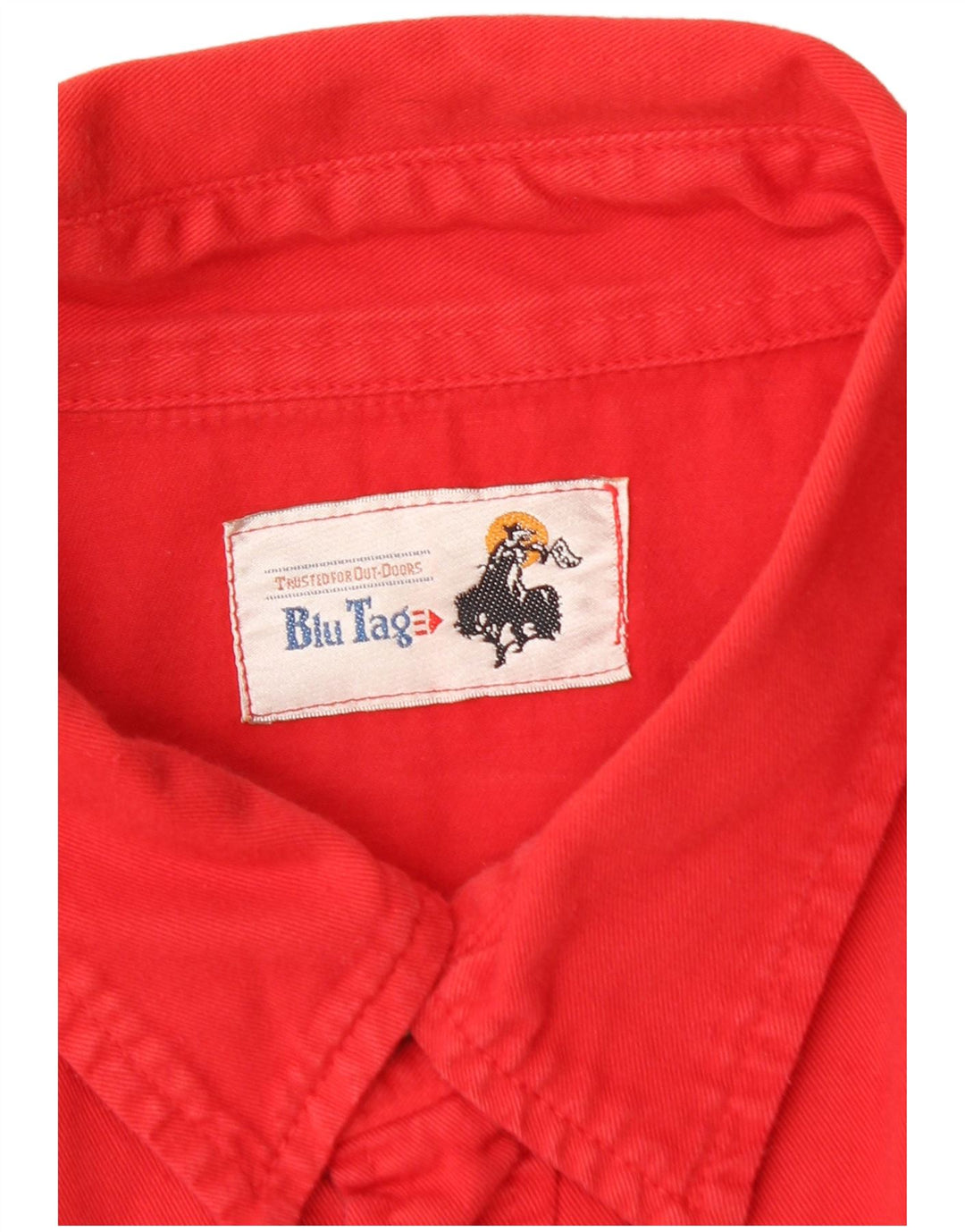 Camicia di jeans vintage da uomo 3XL rossa