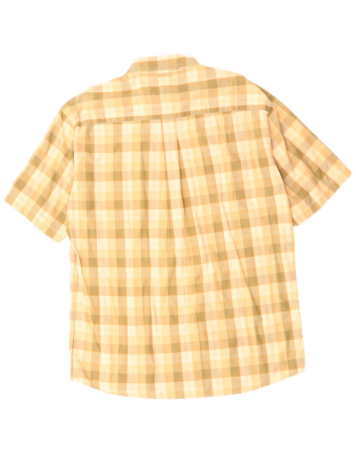 TIMBERLAND Camicia da uomo in cotone a quadri kaki medio