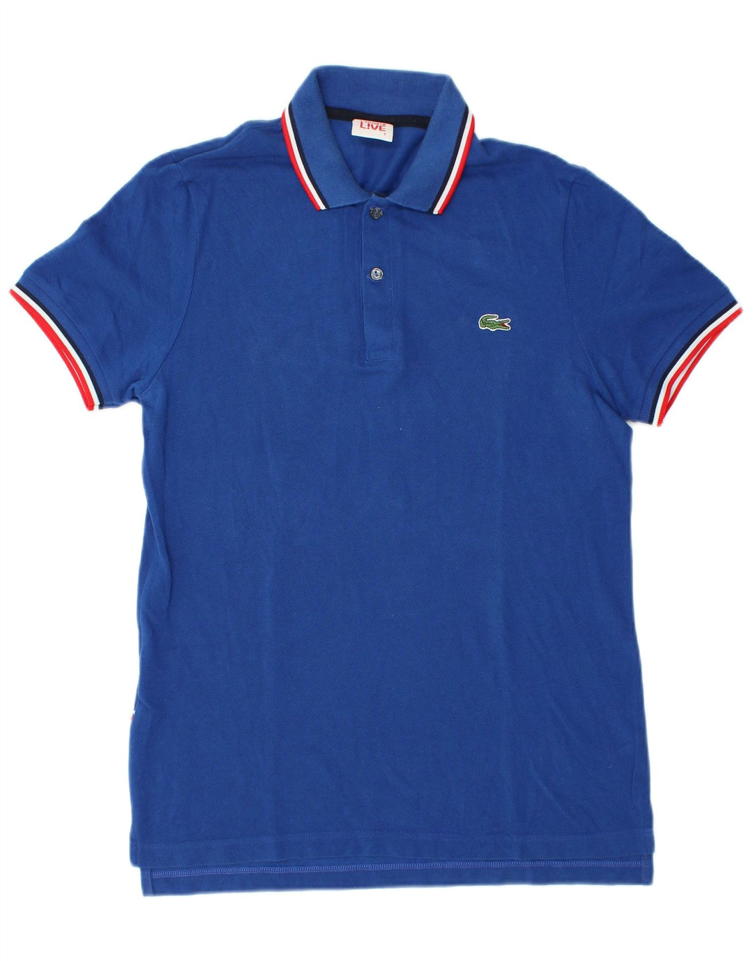 Polo da uomo Lacoste taglia 3 piccola in cotone blu