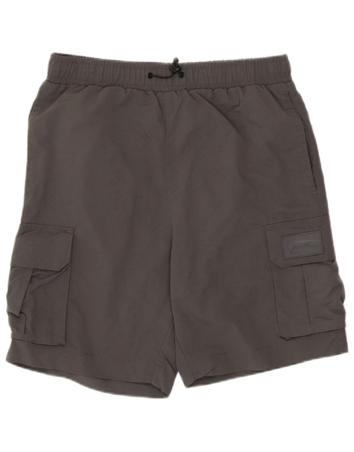 Pantaloncini cargo da uomo Karl Kani piccoli grigi in poliammide