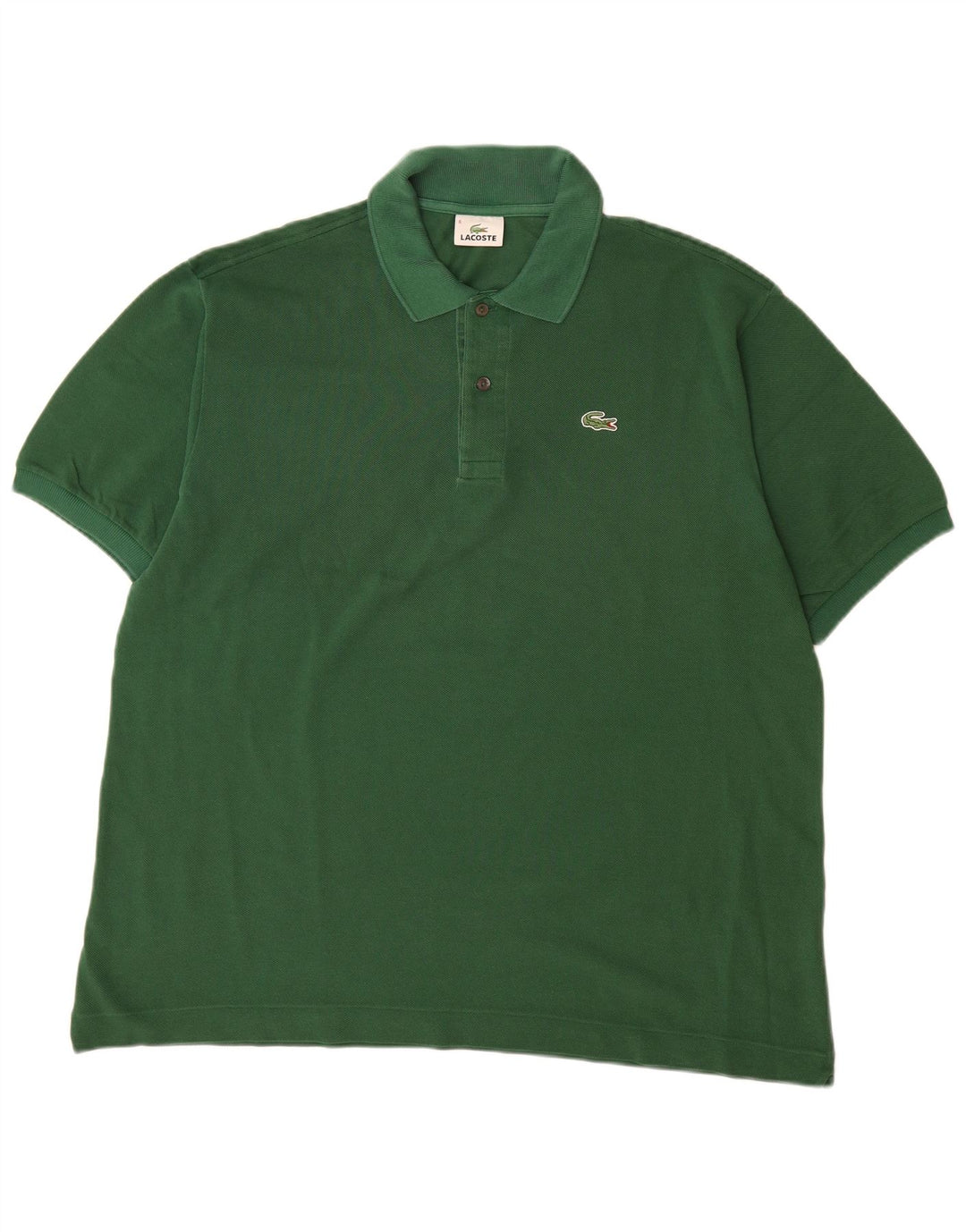 Polo da uomo LACOSTE taglia 6 XL in cotone verde