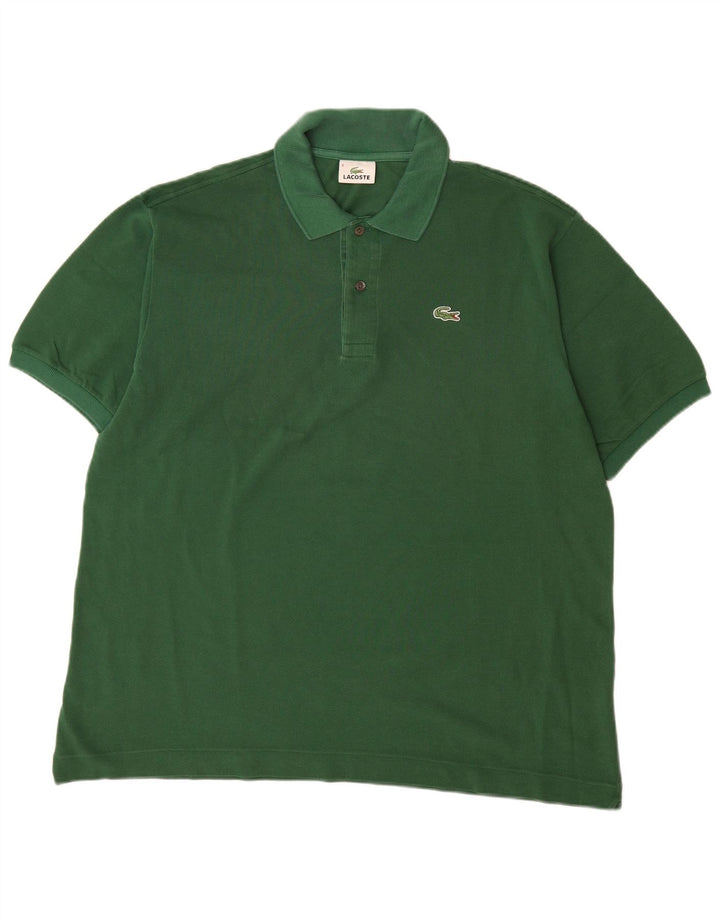 Polo da uomo LACOSTE taglia 6 XL in cotone verde