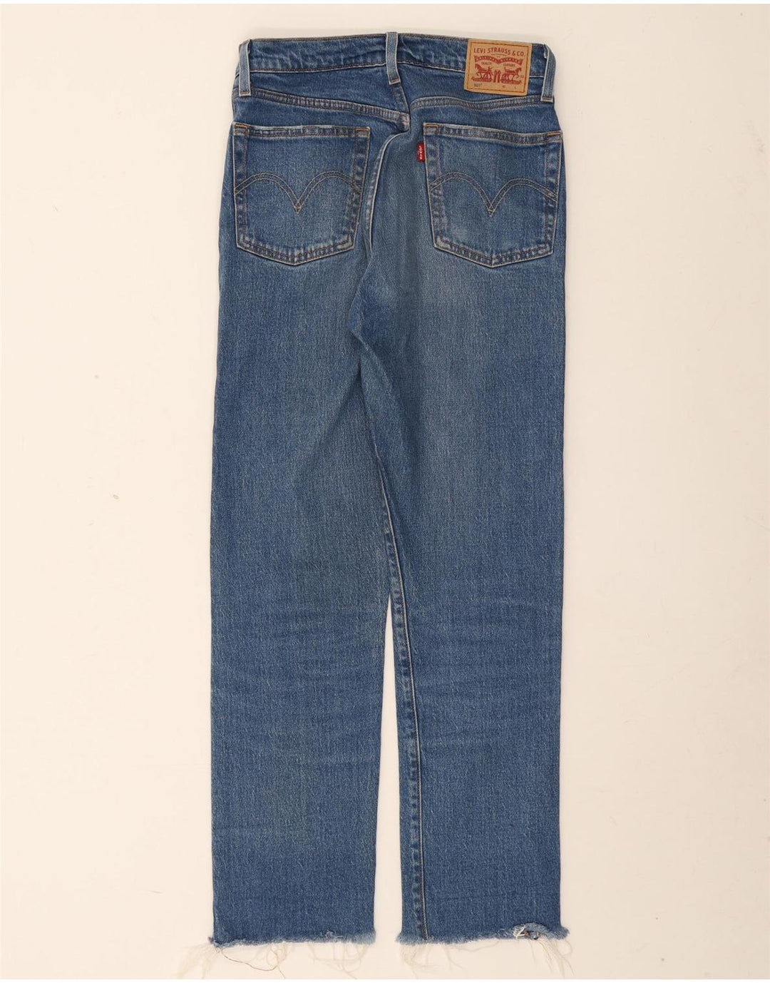 Jeans dritti 501 da donna Levi's W26 L28 cotone blu